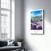 Provence France-Travel Posters | Glass Wall Art - Artdesigna