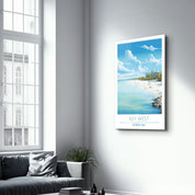 Key West 2-Florida USA-Travel Posters | Glass Wall Art - Artdesigna