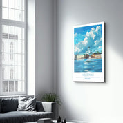 Helsinki Finland-Travel Posters | Glass Wall Art - Artdesigna