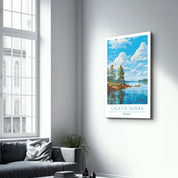 Greater Saimaa Finland-Travel Posters | Glass Wall Art - Artdesigna