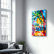 Tropical Delight | Glass Wall Art