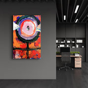 Abstract Eye | Glass Wall Art - Artdesigna