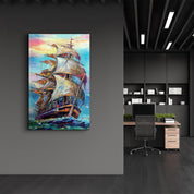 Galleon | Glass Wall Art - Artdesigna