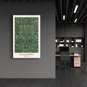 William Morris - Flower Garden | Gallery Print Collection Glass Wall Art - Artdesigna