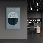 Modern V6 | Glass Wall Art - Artdesigna