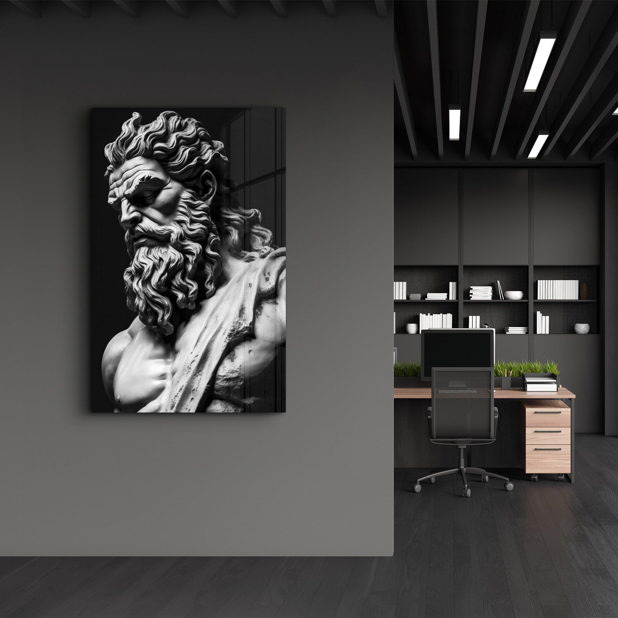 Zeus | Designers Collection Glass Wall Art - Artdesigna