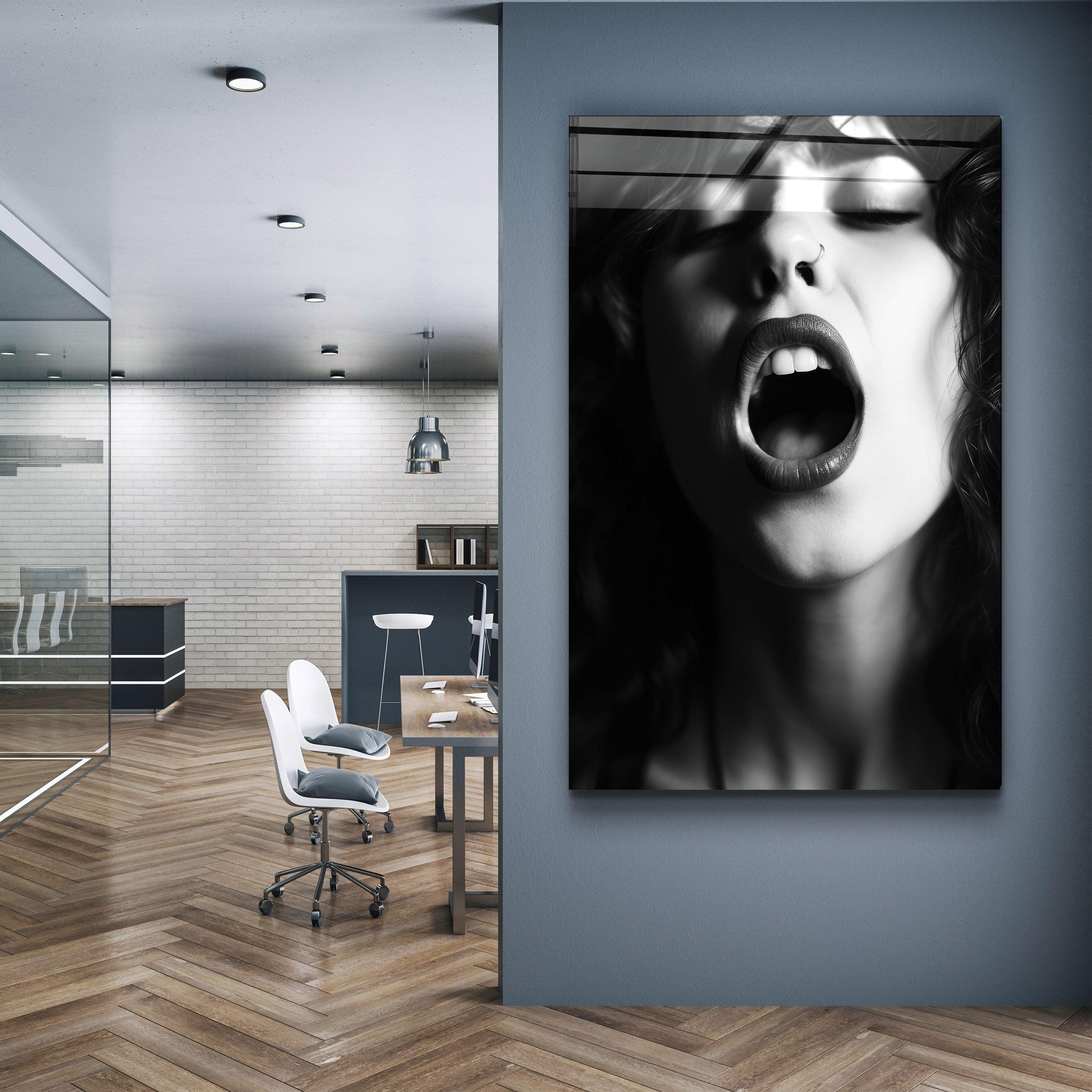 Scream | Designers Collection Glass Wall Art - Artdesigna