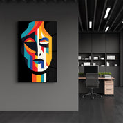 ・"The Face - Bauhaus"・Designer's Collection Glass Wall Art - ArtDesigna Glass Printing Wall Art