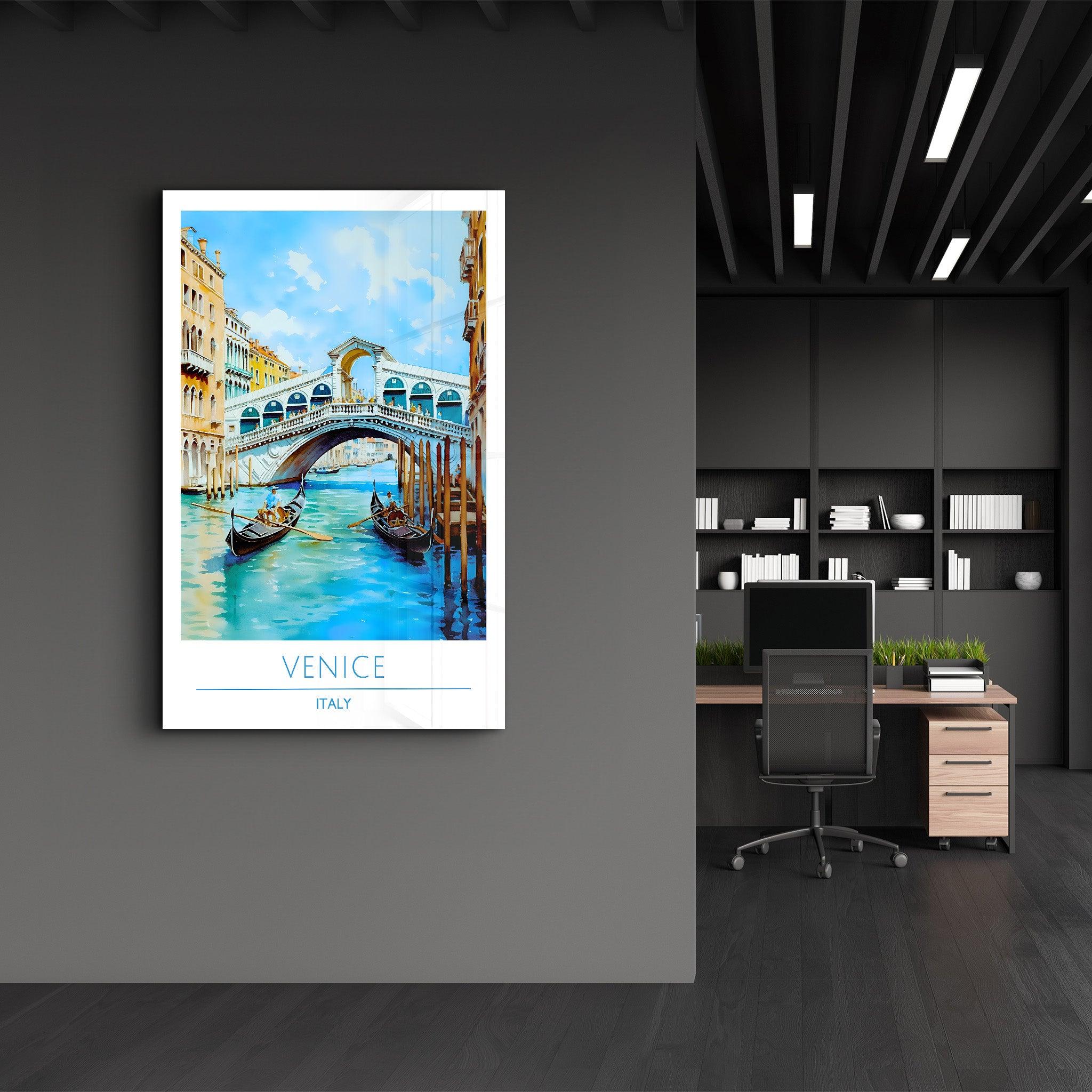 Venice Italy-Travel Posters | Glass Wall Art - Artdesigna