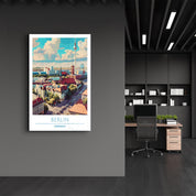 Berlin Germany 2-Travel Posters | Glass Wall Art - Artdesigna