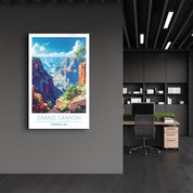 Grand Canyon-Arizona USA-Travel Posters | Glass Wall Art - Artdesigna