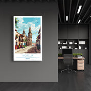 Moralia Mexico-Travel Posters | Glass Wall Art - Artdesigna