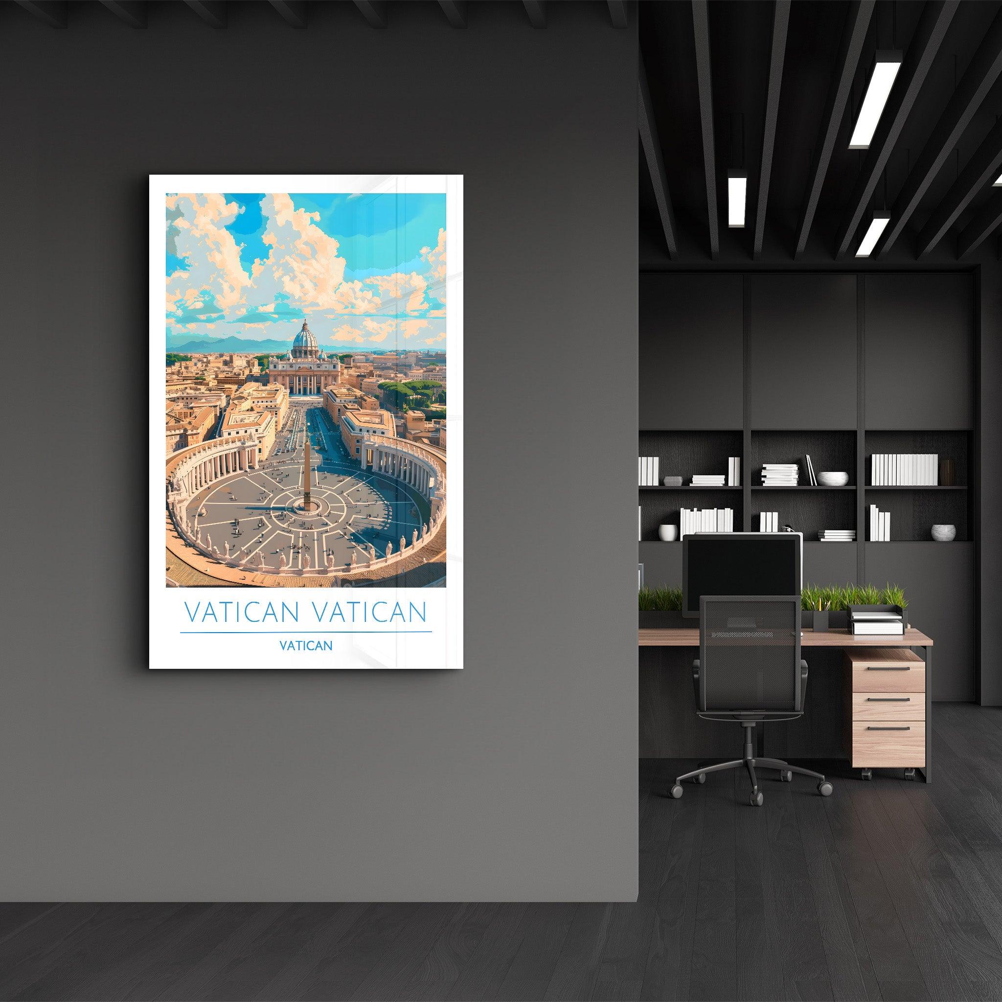 Vatican Vatican-Travel Posters | Glass Wall Art - Artdesigna