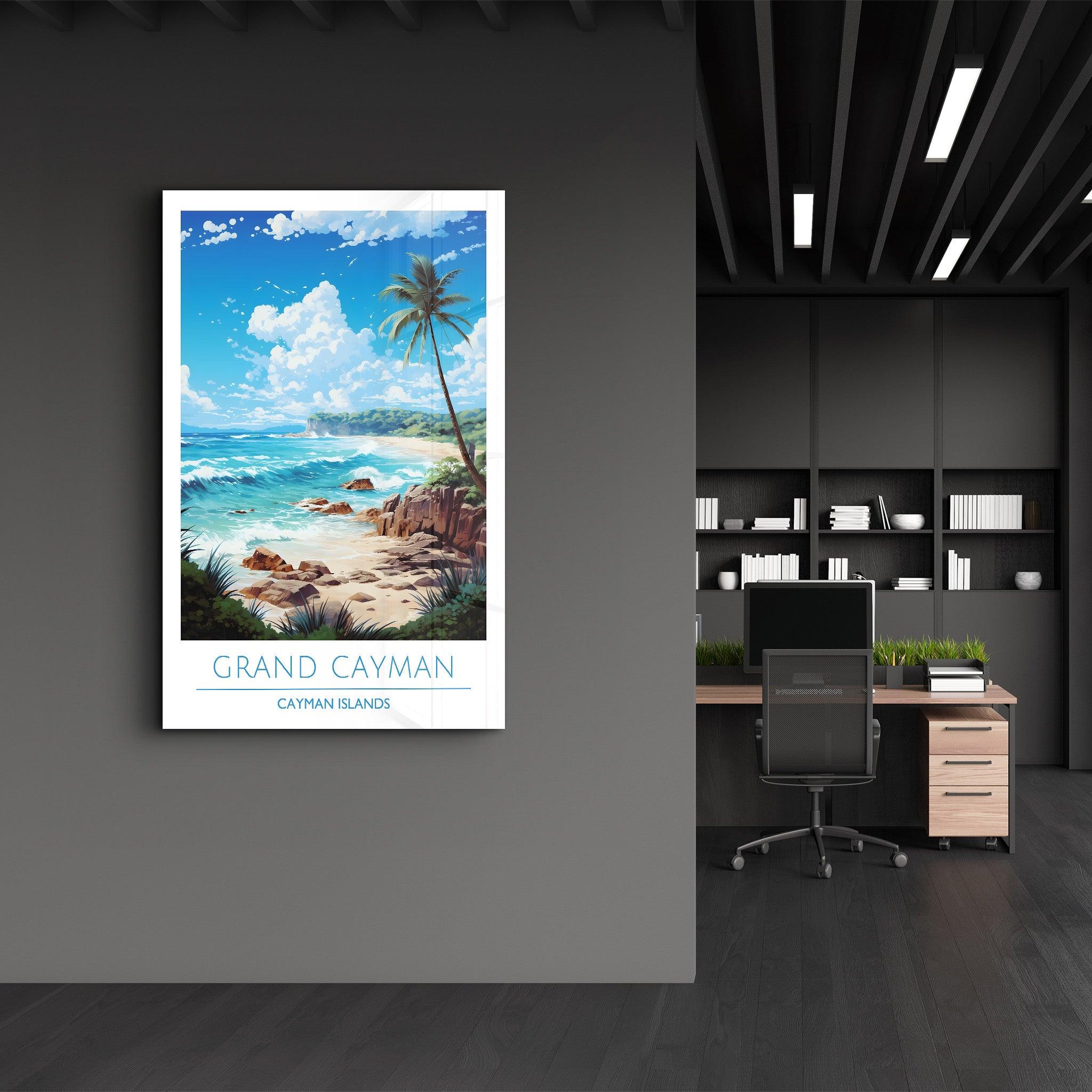 Grand Cayman Cayman Islands-Travel Posters | Glass Wall Art - Artdesigna