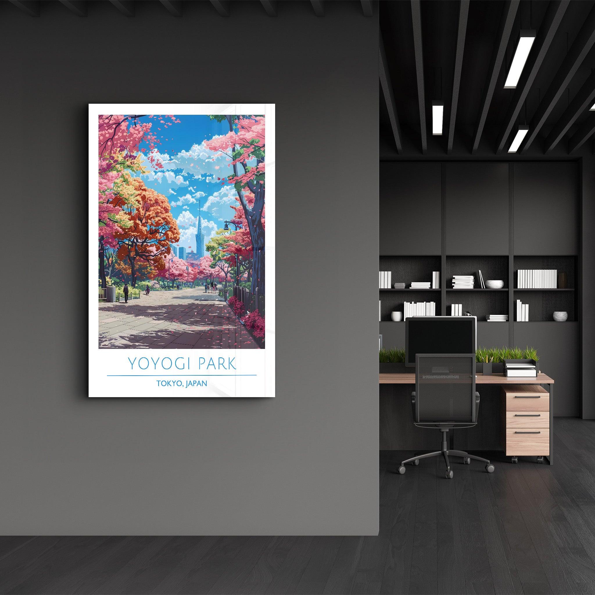 Yoyogi Park-Tokyo Japan-Travel Posters | Glass Wall Art - Artdesigna