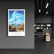 Johannesburg South Africa-Travel Posters | Glass Wall Art - Artdesigna