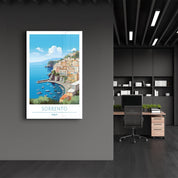 Sorrento Italy-Travel Posters | Glass Wall Art - Artdesigna