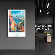 Budapest Hungary 1-Travel Posters | Glass Wall Art - Artdesigna