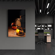 Bourbon | Glass Wall Art - Artdesigna