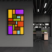 Rainbow | Designer's Collection Glass Wall Art - Artdesigna