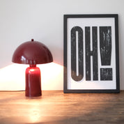 OH! – Bold Wooden Typography Wall Art