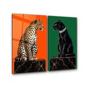 Wild Elegance | Glass Wall Art