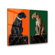 Wild Elegance 2 | Glass Wall Art
