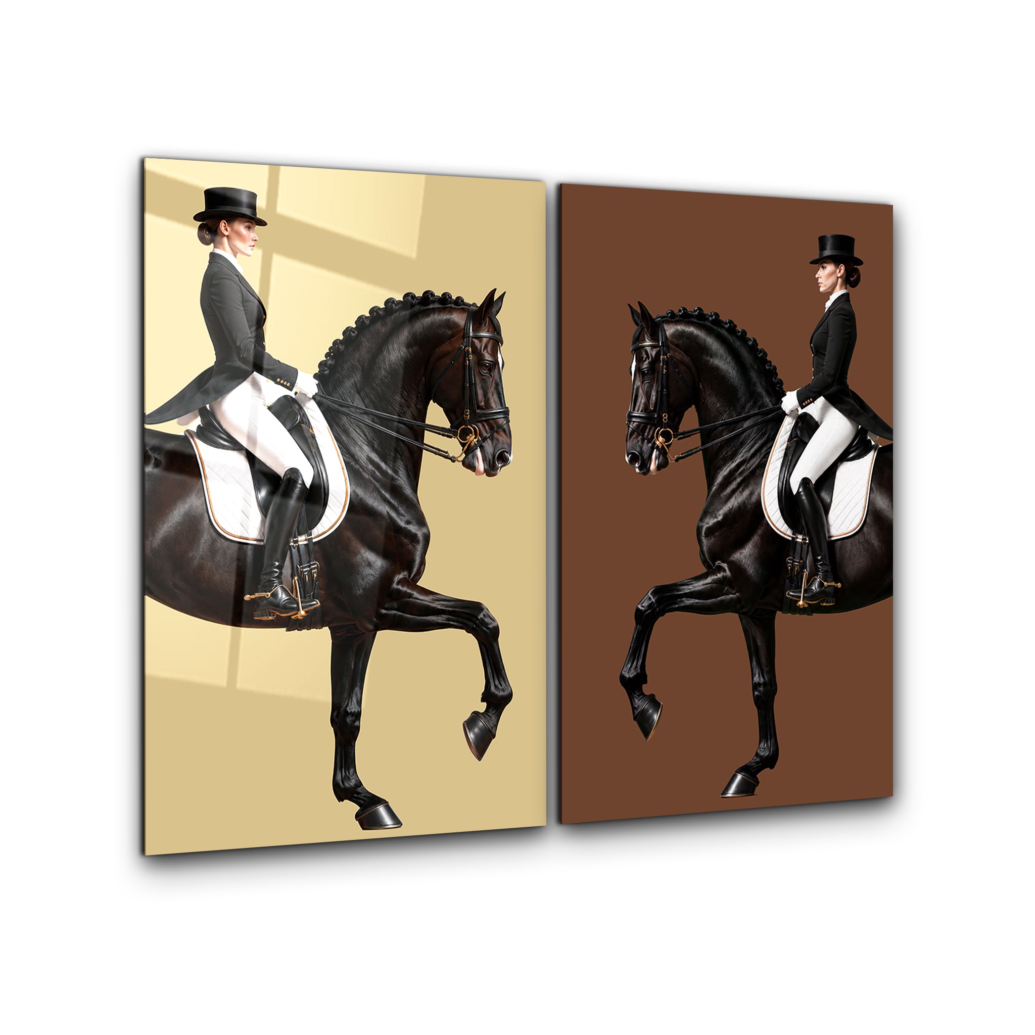 The Equestrian 2 | Glass Wall Art