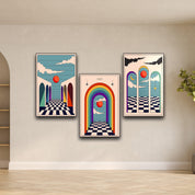 ."Dream World". Contemporary Gallery Collection Glass Wall Art - ArtDesigna Glass Printing Wall Art