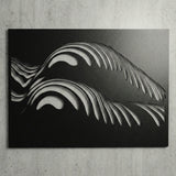 ・"Body Lines X"・Premium Metal Wall Art - Limited Edition