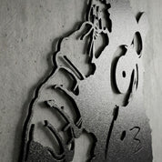 ・"Banksy Monkey Beats"・Premium Metal Wall Art - Limited Edition