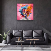 ."Cotton Candy". Designers Collection Glass Wall Art - ArtDesigna Glass Printing Wall Art