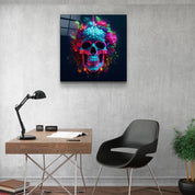 ."Skull". Designers Collection Glass Wall Art - ArtDesigna Glass Printing Wall Art