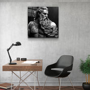 ."Zeus Myth". Designers Collection Glass Wall Art - ArtDesigna Glass Printing Wall Art