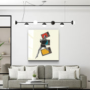 ."A little Hurry". Contemporary Collection Glass Wall Art - ArtDesigna Glass Printing Wall Art