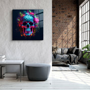 ."Skull". Designers Collection Glass Wall Art - ArtDesigna Glass Printing Wall Art