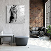 ."Naked Shadows V2". Designers Collection Glass Wall Art - ArtDesigna Glass Printing Wall Art