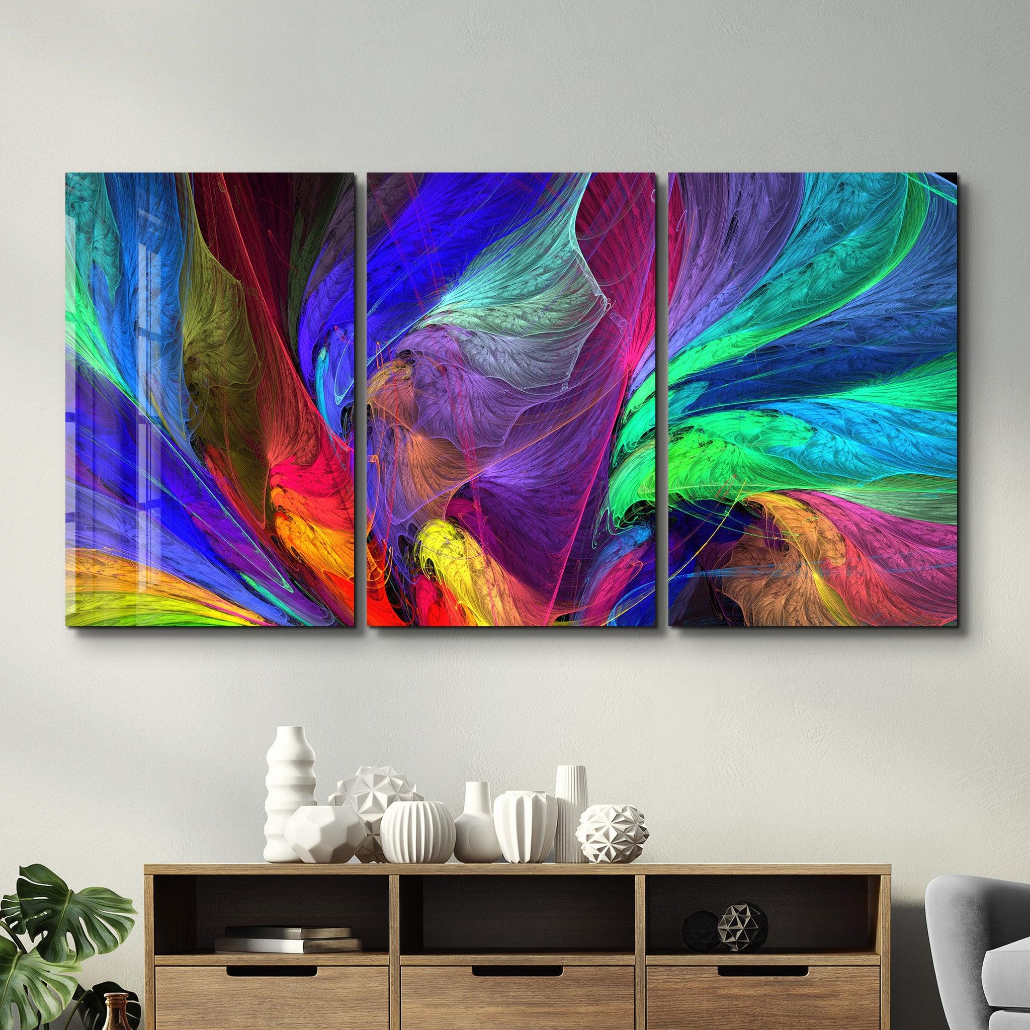 ・"Colorized - Trio"・Glass Wall Art - ArtDesigna Glass Printing Wall Art