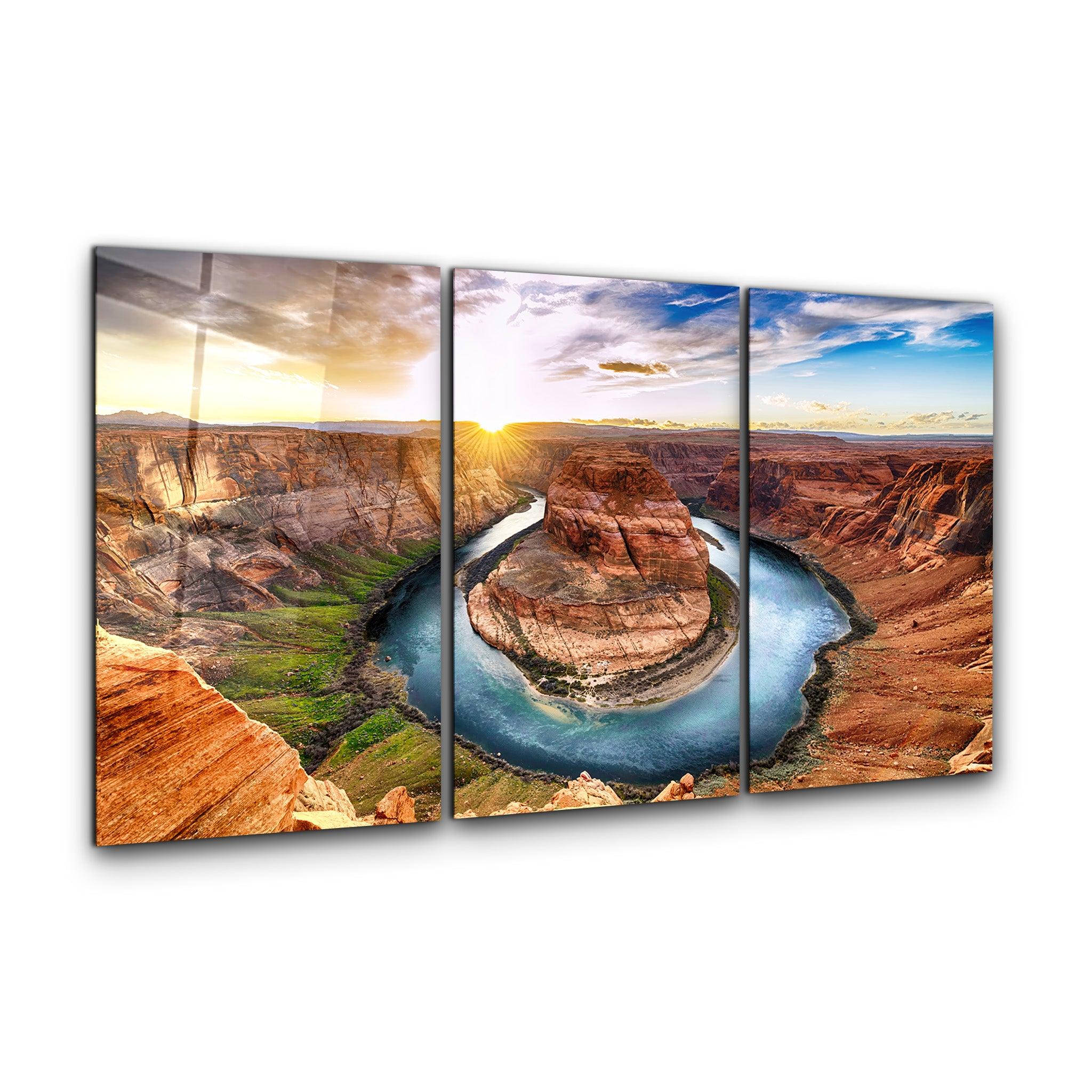 ・"Lake Powell - Trio"・Glass Wall Art - ArtDesigna Glass Printing Wall Art