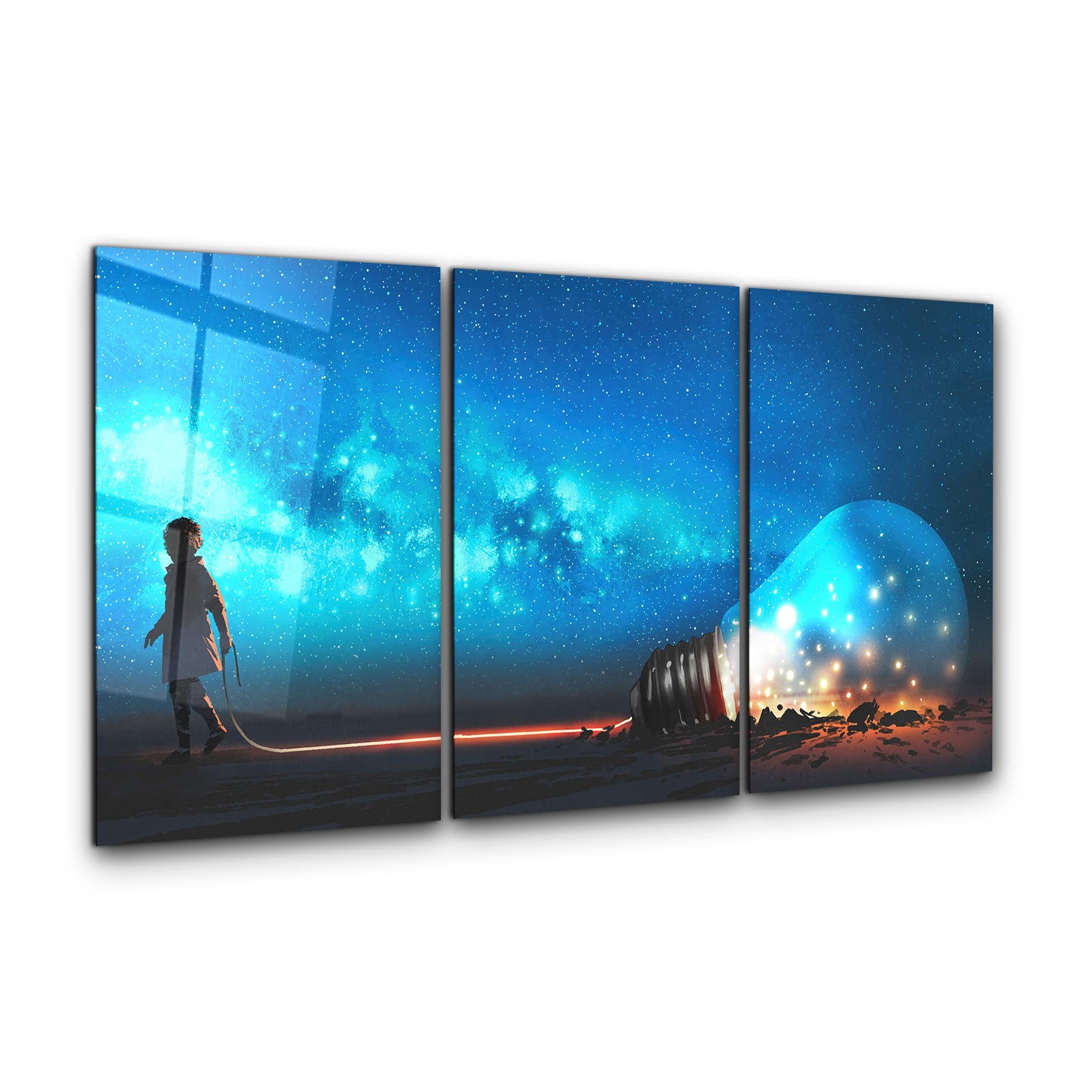 ・"Need a Light - Trio"・Glass Wall Art - ArtDesigna Glass Printing Wall Art