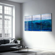 ・"Blury Sea - Trio"・Glass Wall Art - ArtDesigna Glass Printing Wall Art