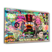 Empire of Greed by Mr. Pablo Costa – Glass Wall Art