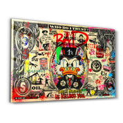 Trust no one by Mr. Pablo Costa | Glass Wall Art