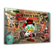 They Lie by Mr. Pablo Costa | Glass Wall Art