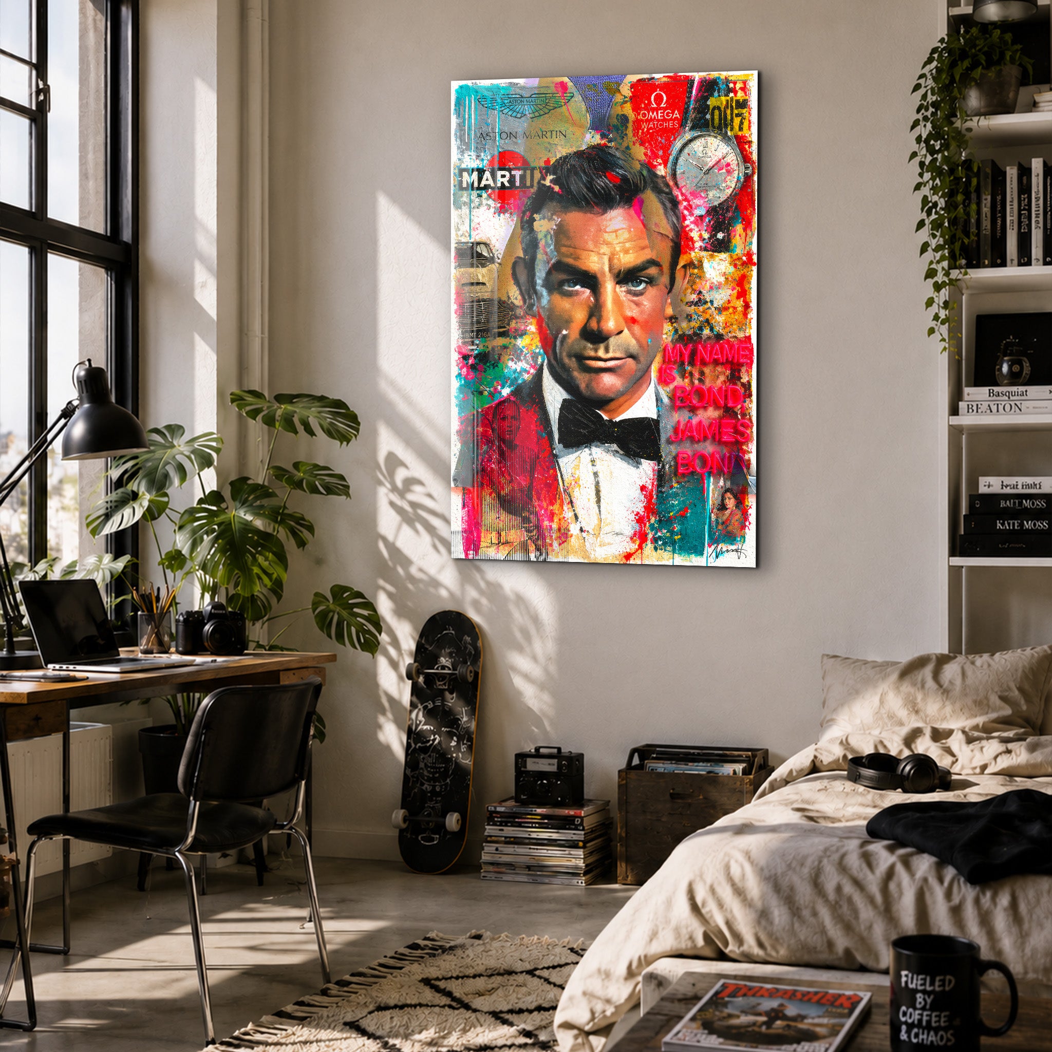 My name is Bond by Mr. Pablo Costa | Glass Wall Art