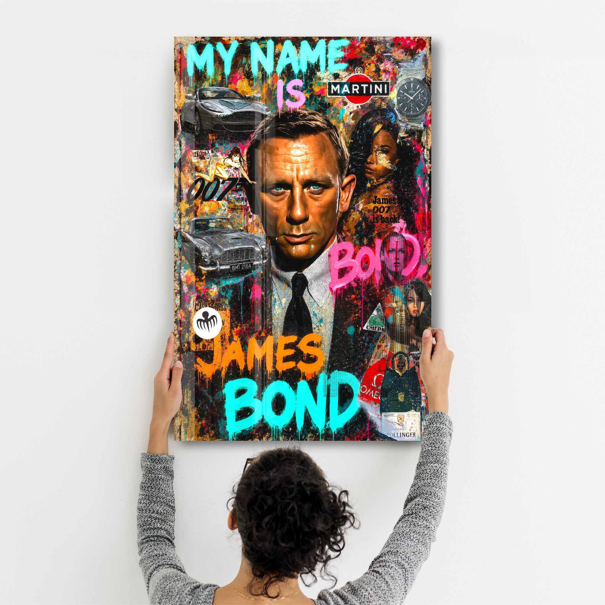 007 by Mr. Pablo Costa | Glass Wall Art