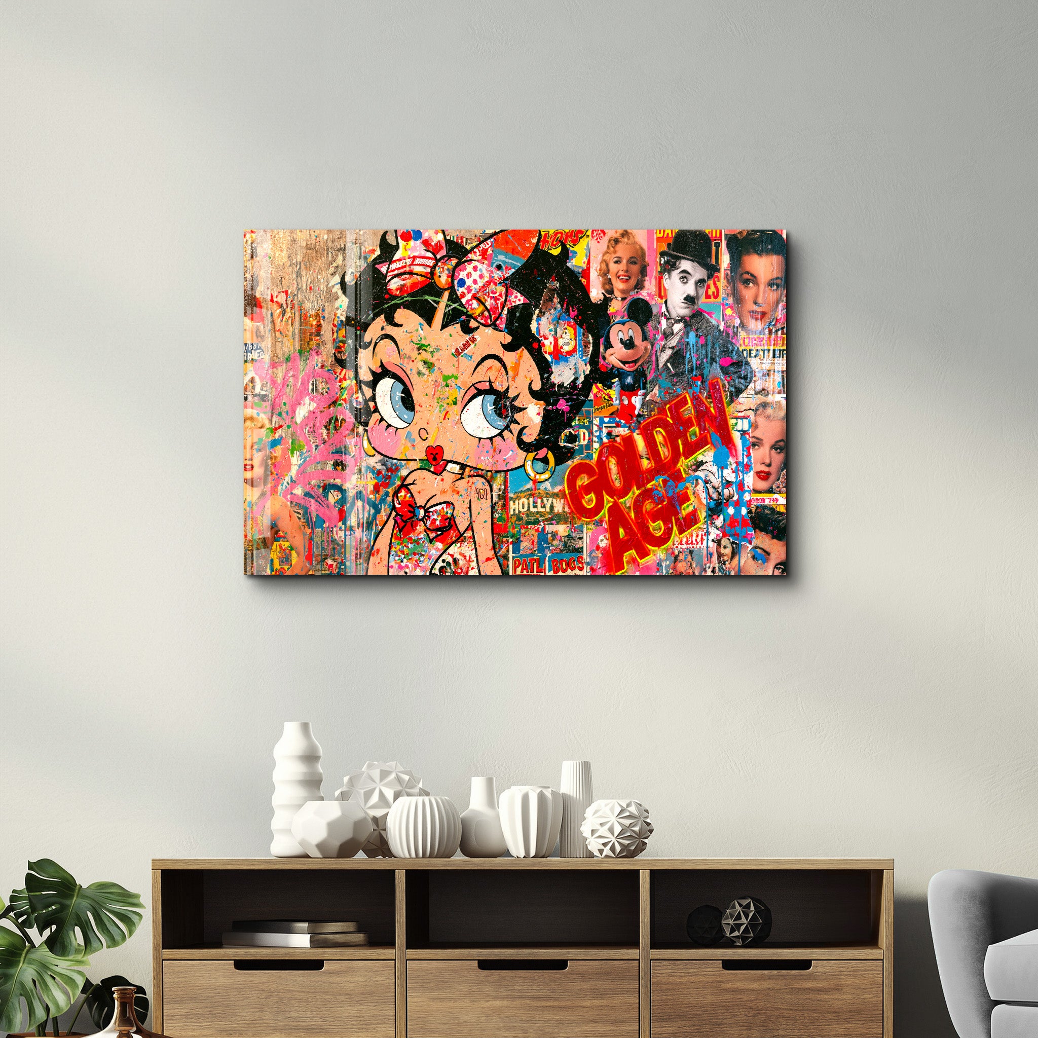 Golden Age by Mr. Pablo Costa | Glass Wall Art