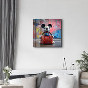 Street Pop Royalty by Mr. Pablo Costa | Glass Wall Art