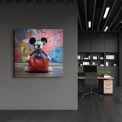 Street Pop Royalty by Mr. Pablo Costa | Glass Wall Art