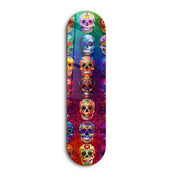 Sugar Skulls | Glass Wall Art - Artdesigna